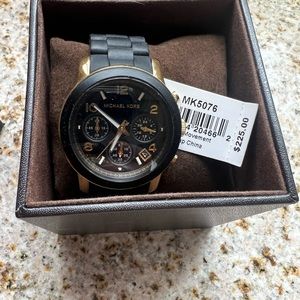 Michael Kors Women's MK5191 Runway Black Stainless Steel Watch